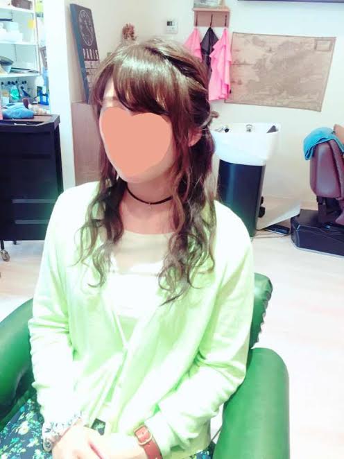 山口県山口市宮野美容室美容院ヘアサロン,ロングヘア,ロング,ハーフアップ,セット,アレンジ,波ウエーブ,結婚式,