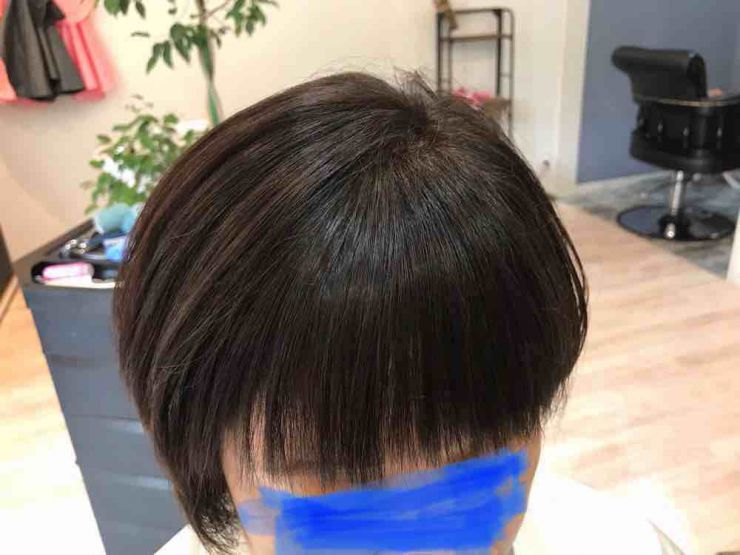 山口市 美容室 美容院 シューケット/前髪/クセが強い/縮毛矯正/ストデジ/傷まない/自然な/ツンツンしない/ストパー